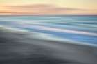 USA, California, Half Moon Bay, Ocean abstract at dawn Art Print